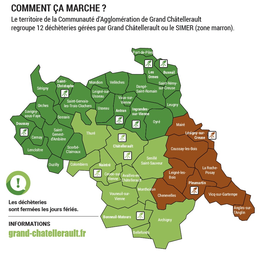 Carte Décheterie